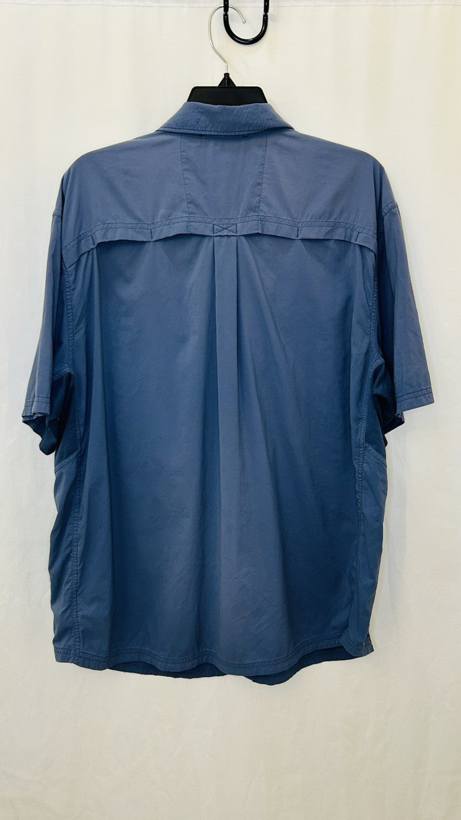 REI Men’s Co-op Sahara Tech Short-Sleeve Shirt In Thunder Blue Size Large