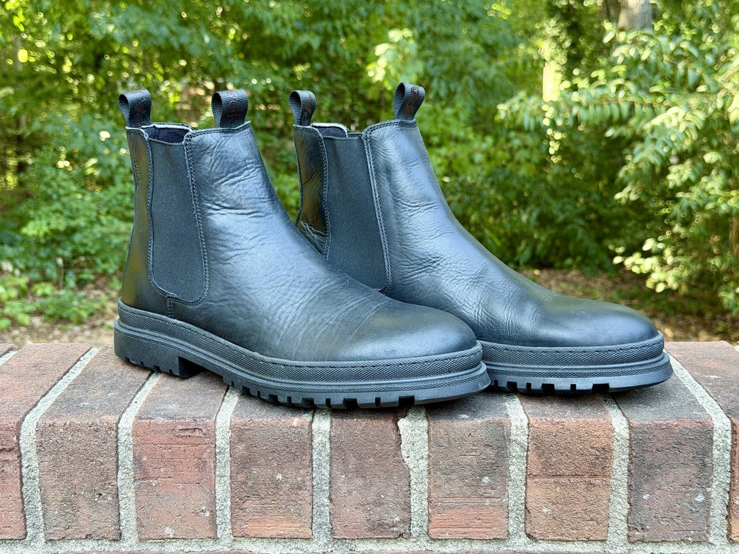 Pajar Cyprus Black Leather Waterproof Chelsea Boot Size 13 / 46 EU ($210 New)