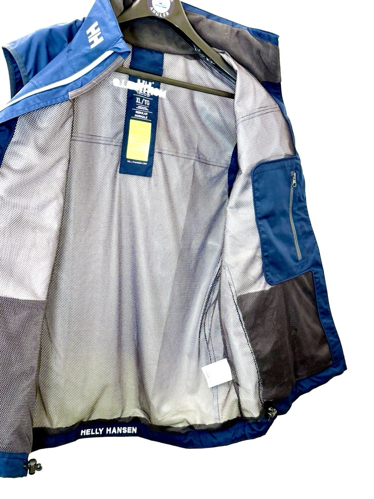 Helly Hansen Crew Vest Softshell Sailing Windbreaker Navy Blue Mens Size X-LARGE