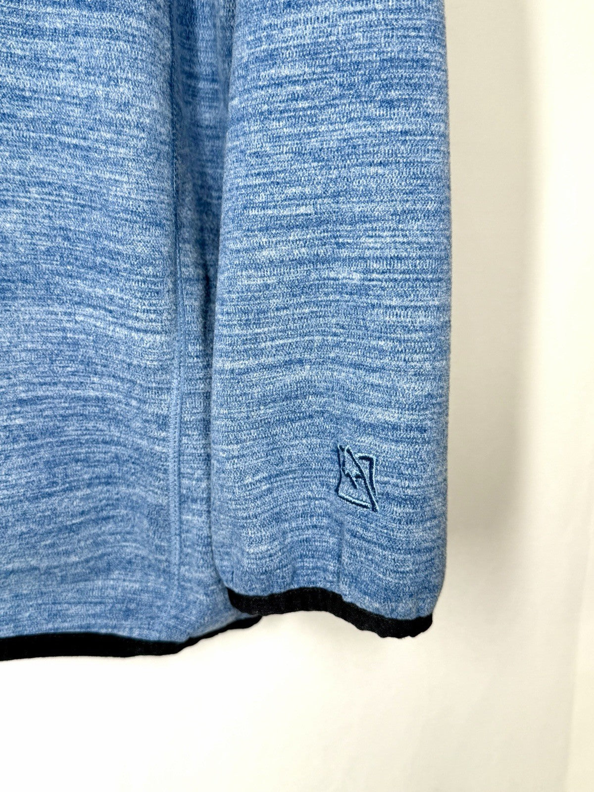 Avalanche Outdoor Supply Men's XXL 1/4 Zip Pullover Blue Heathered Fleece Jacket
