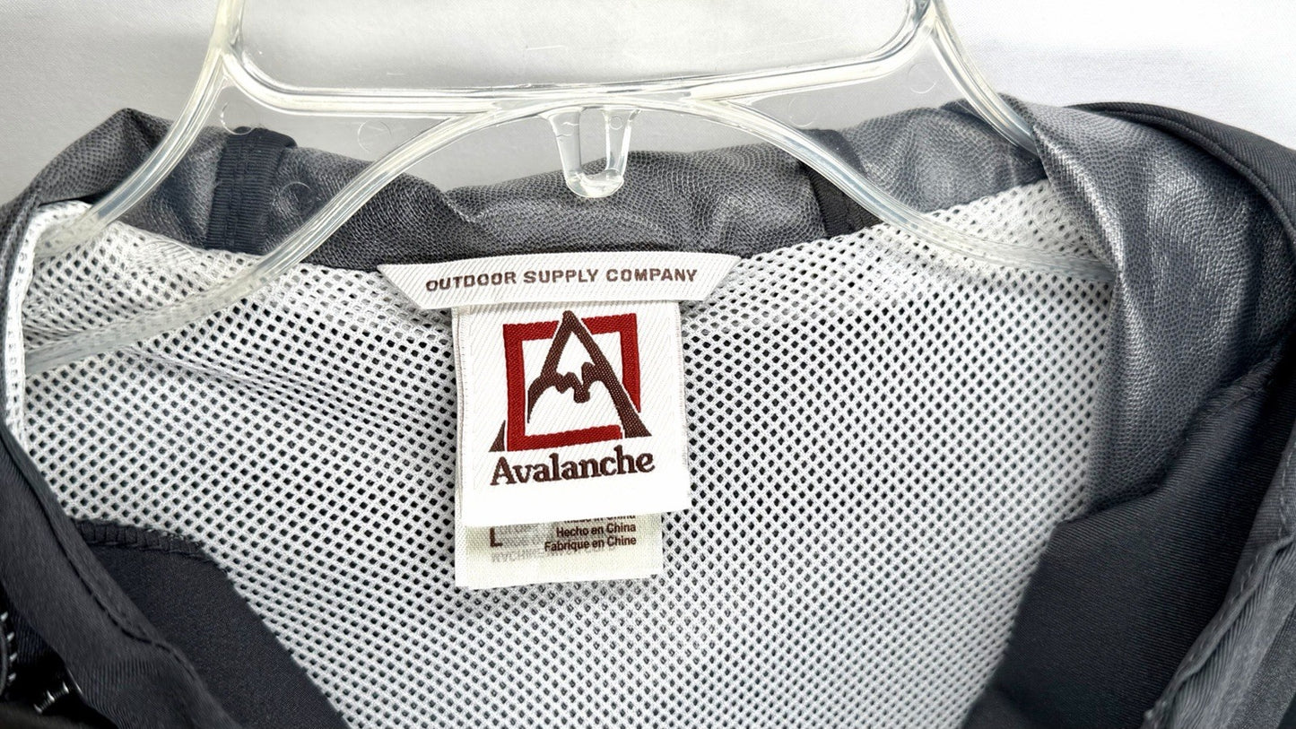 Avalanche Men's Weather Shield Hoodie Light Weight Jacket Zip Size Large