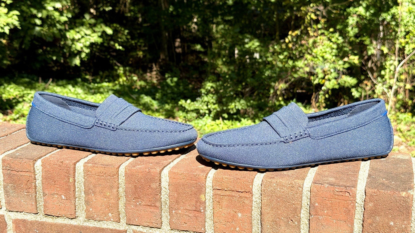 Rothy's Men’s Size 11 The Driving Loafer Navy New Rare $189 Retail