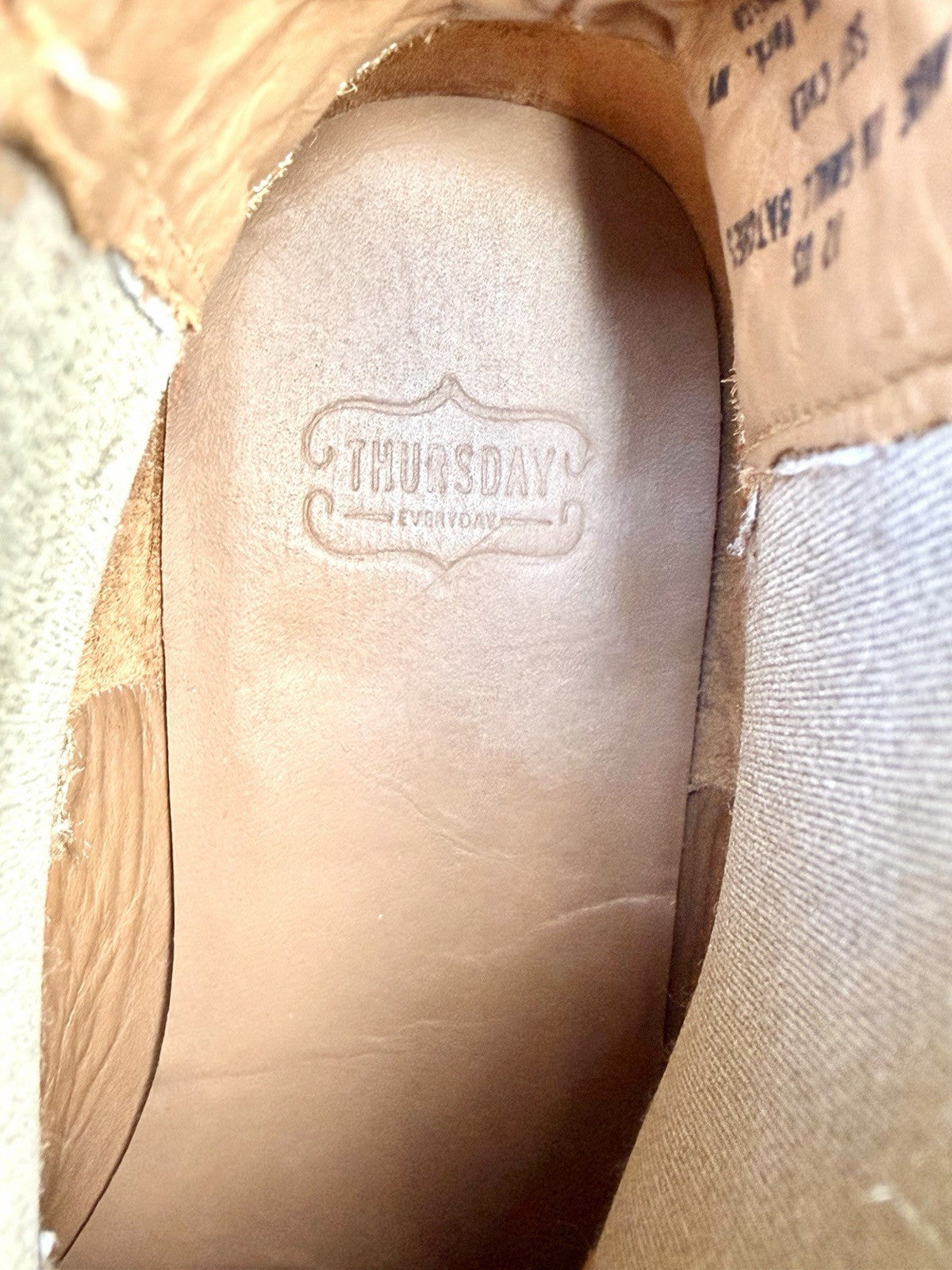 Thursday Boot Co Cavalier Chelsea Boots Sandstone Suede Men's Size 12 SSTCVLR