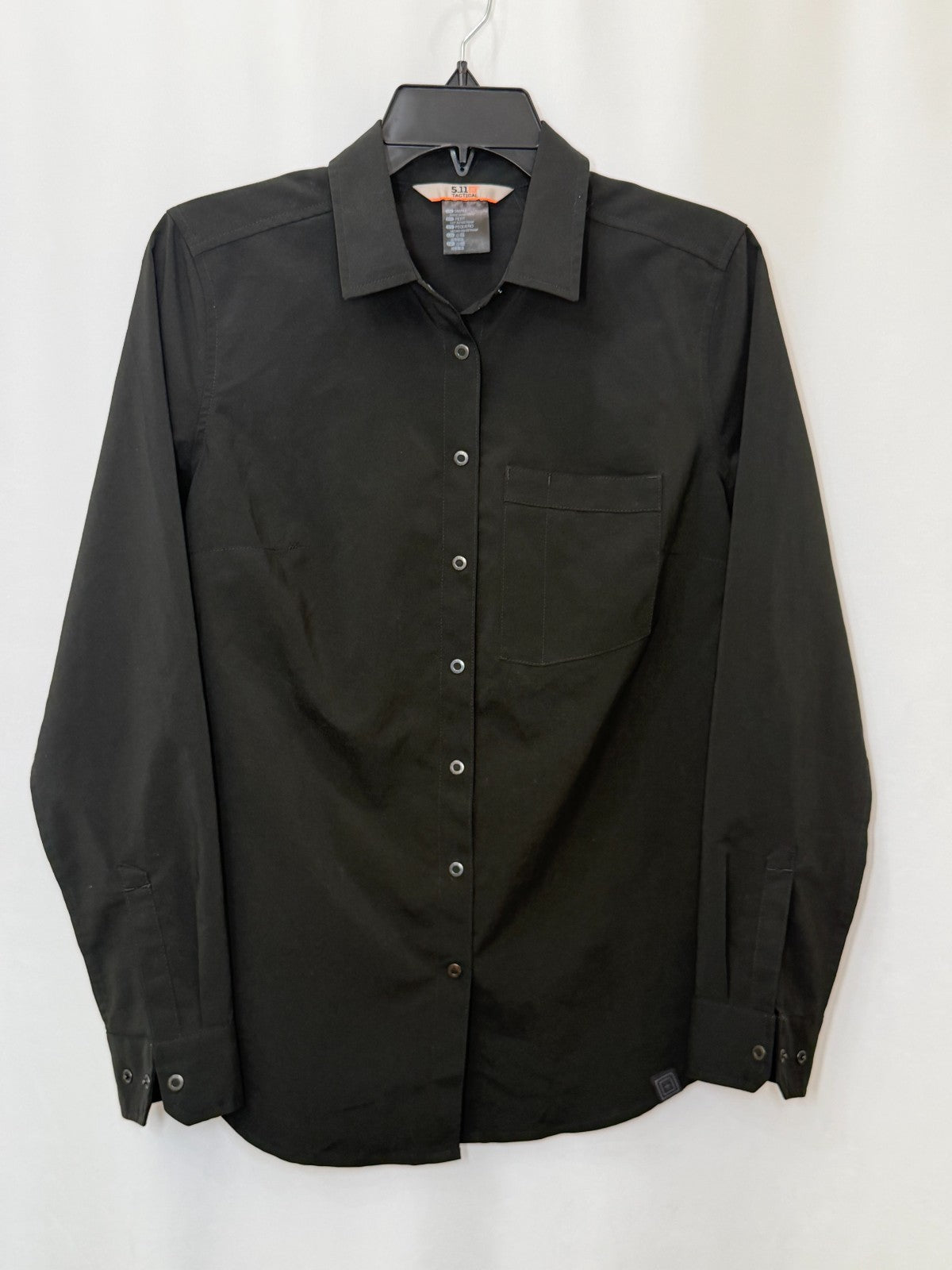 5.11 Tactical Performance Shirt Men's Small Long Sleeve Black Utility Cargo