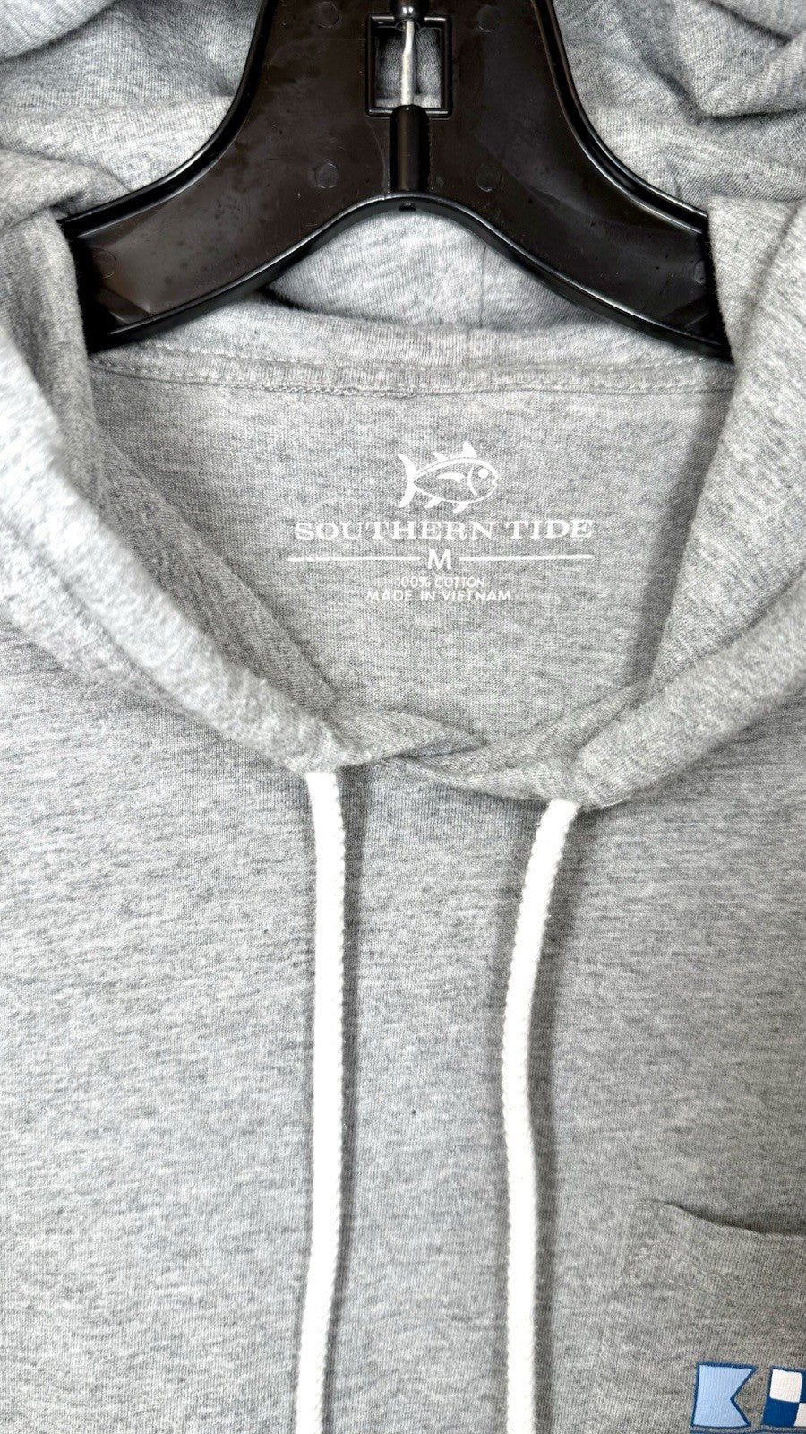 Southern Tide Hoodie Men’s Medium Pullover Sweatshirt MMVI Graphic Design