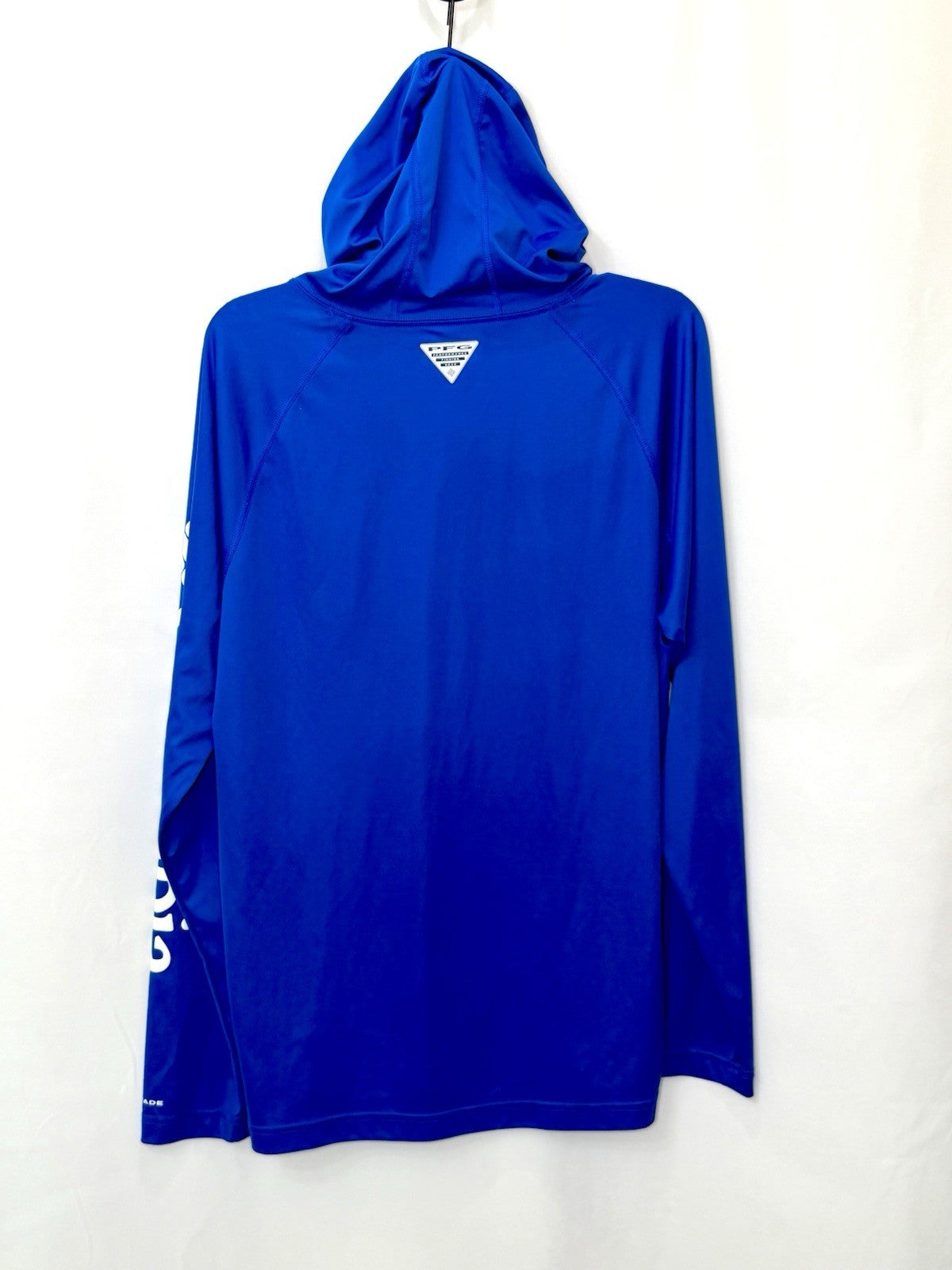 Columbia Royal Chicago Cubs Terminal Tackle L/S Hoodie T-Shirt Men’s Medium