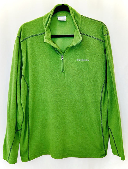 Green Columbia Fleece Jacket - Men’s Large