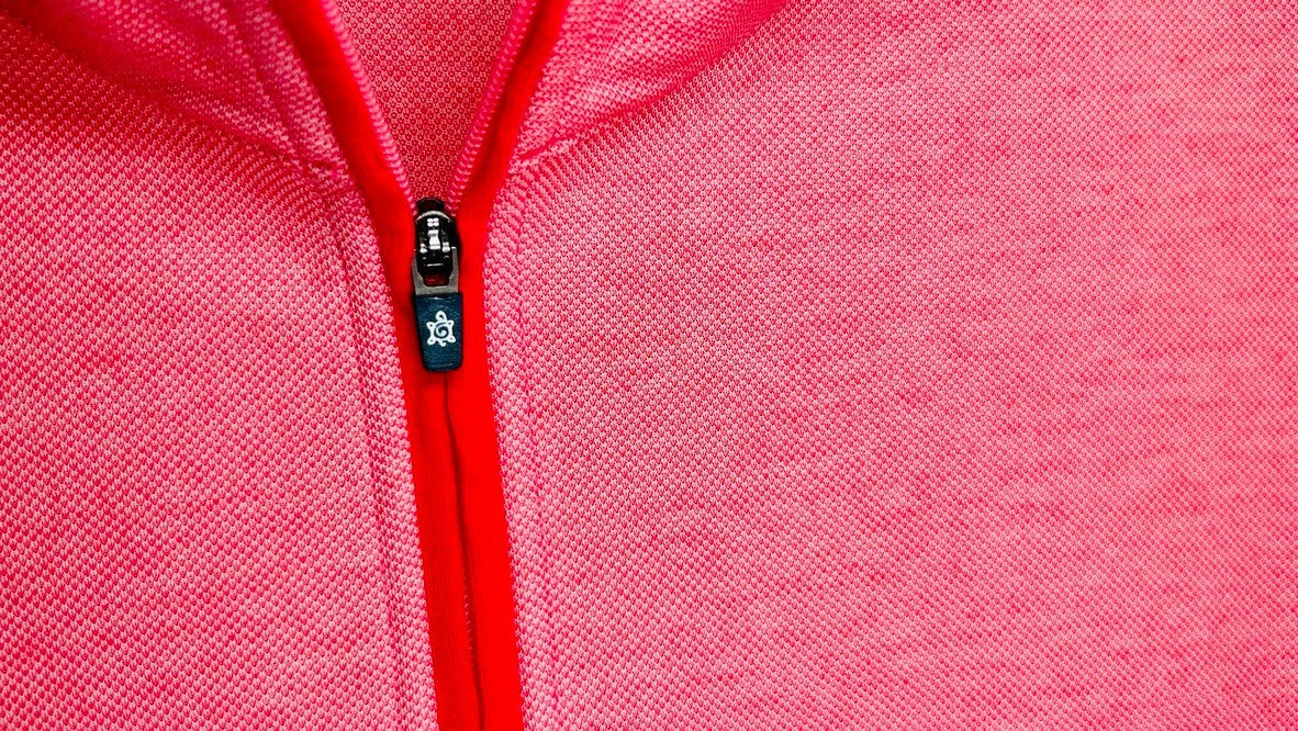 NWOT MEN'S TURTLESON PULLOVER, SIZE: L, COLOR: RED HEATHER (M1)