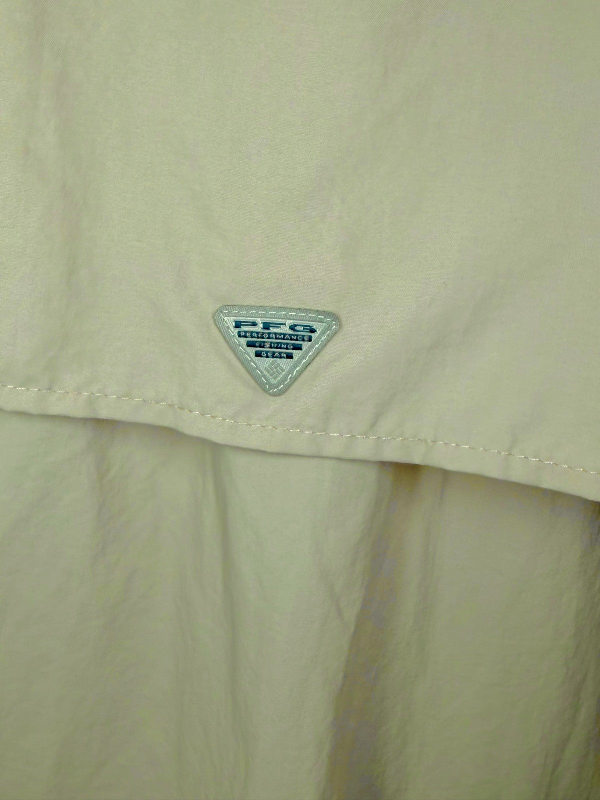 Columbia PFG Men's XL Tan Long Sleeve Button Up Fishing Hiking Vent Shirt
