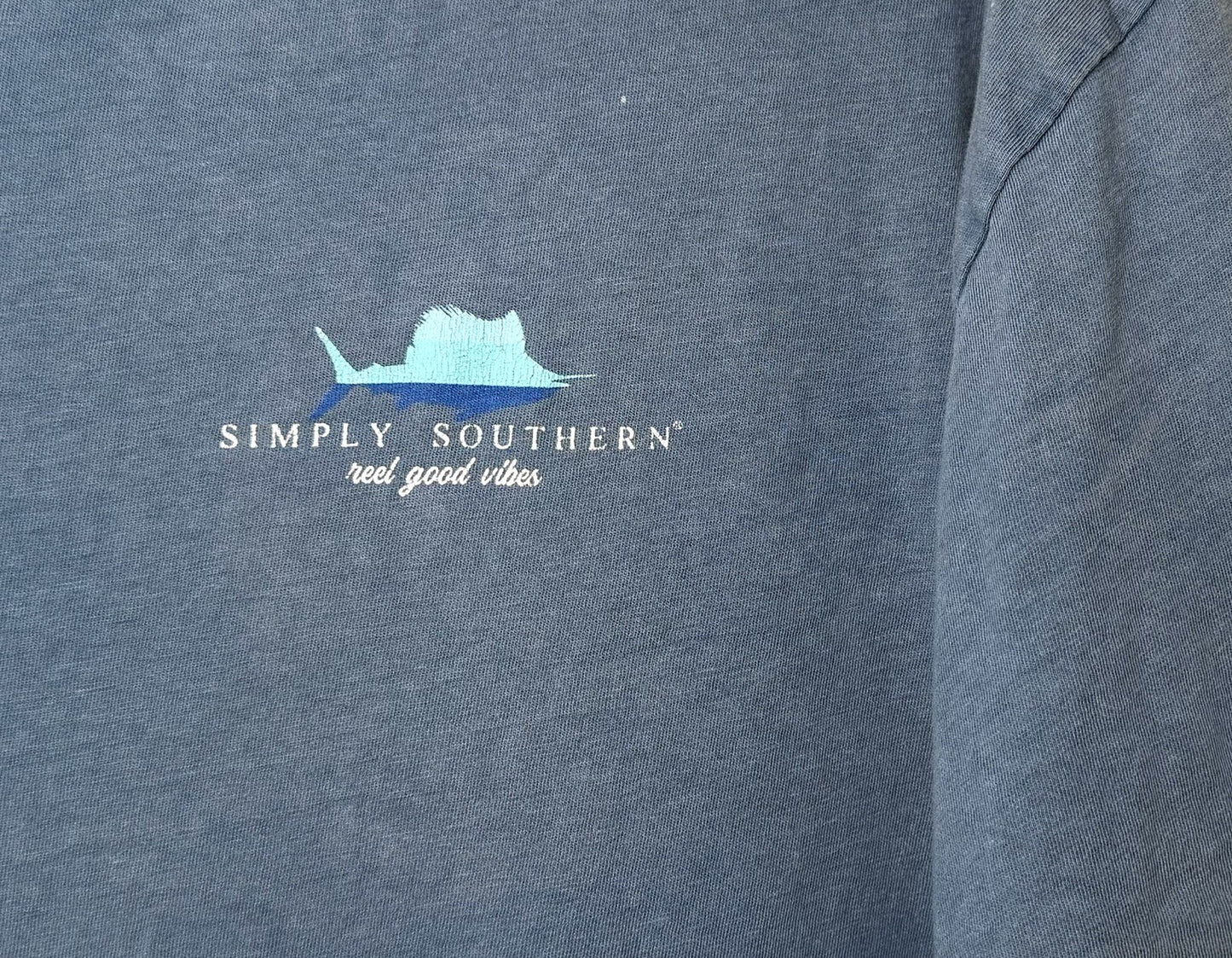Simply Southern SeaFlag S/S Graphic T-Shirt Men’s Size XL