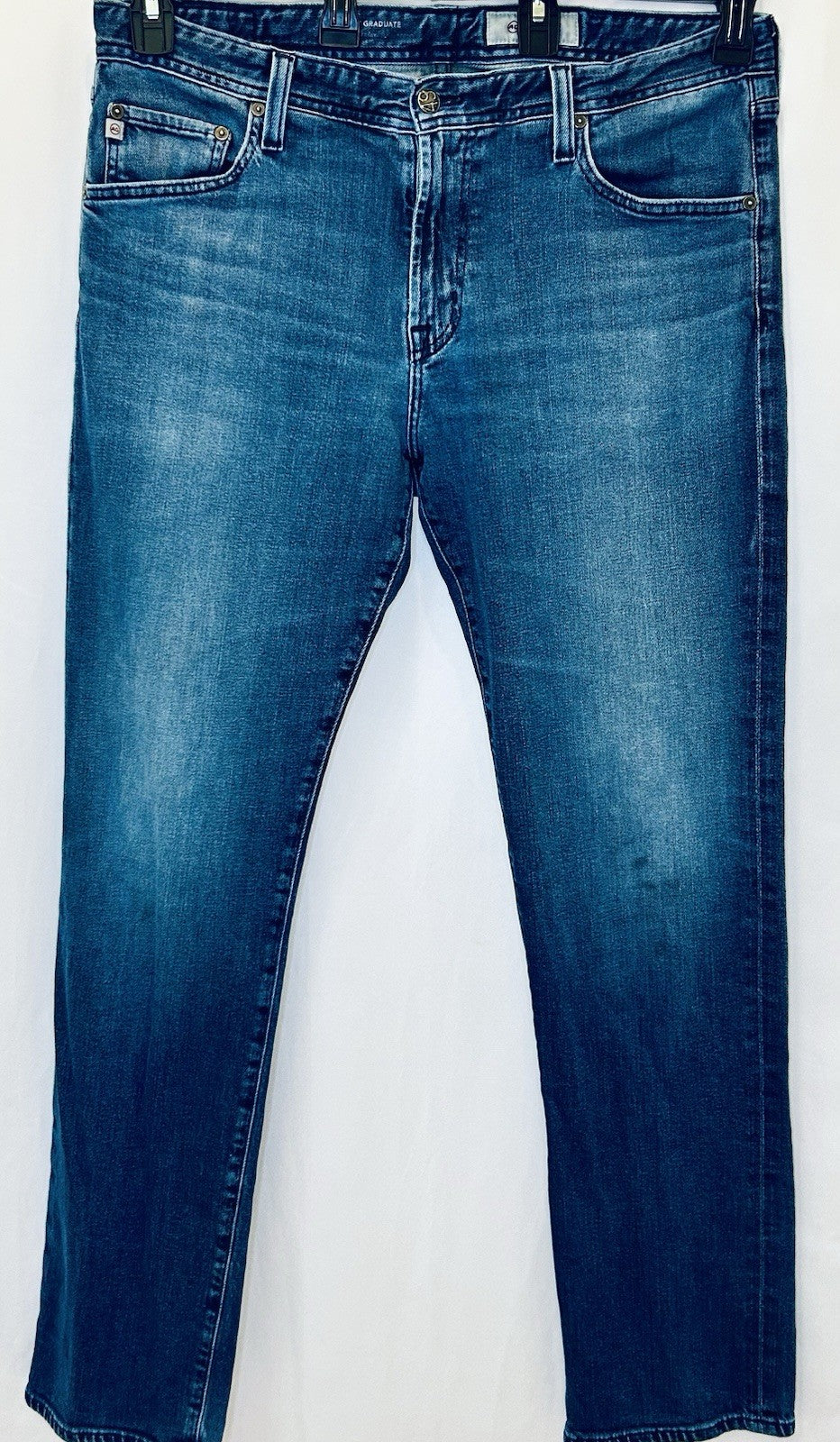 AG Adriano Goldschmied The Graduate Tailored Leg Medium Wash Mens 34 (34x30)