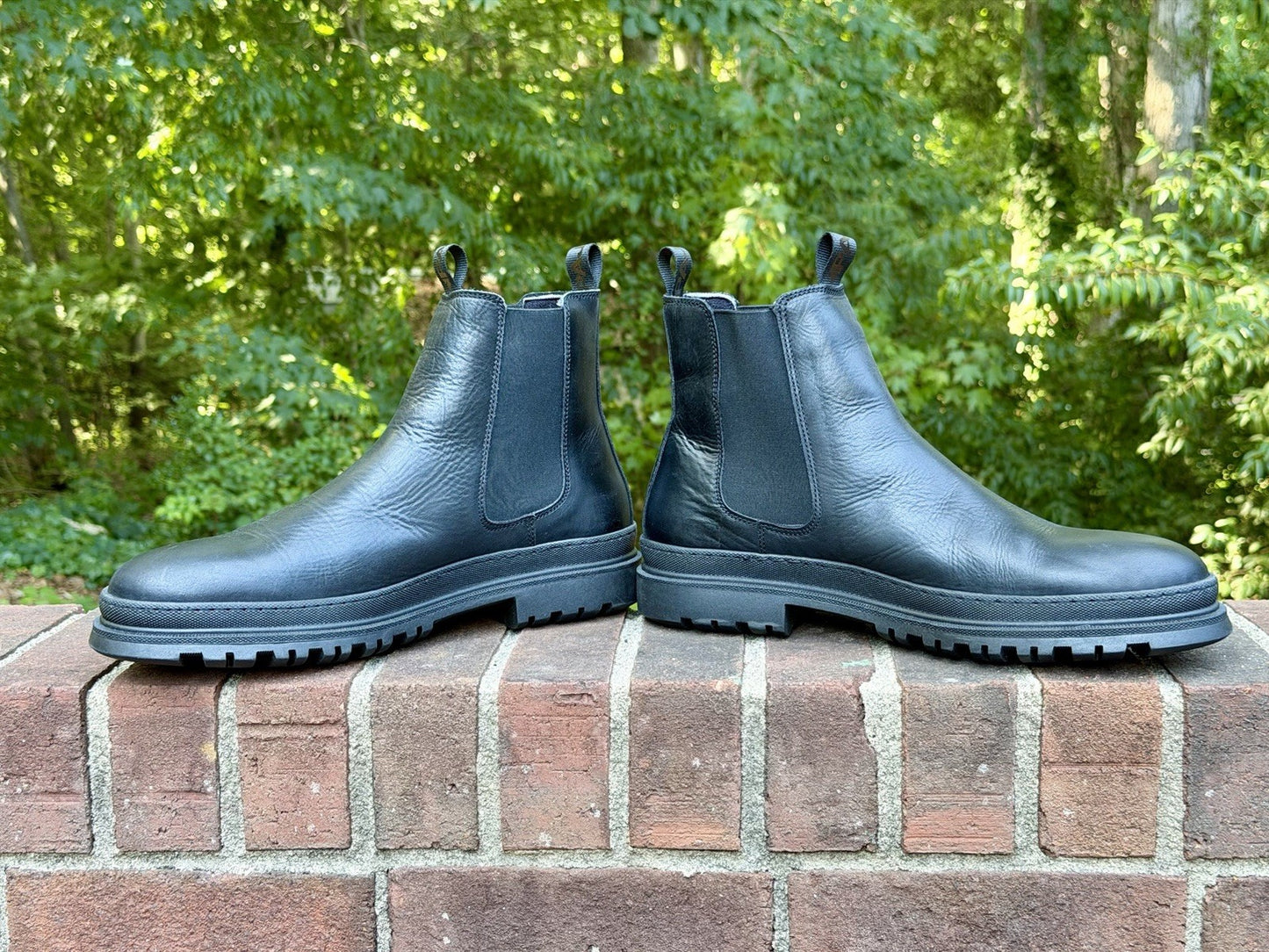 Pajar Cyprus Black Leather Waterproof Chelsea Boot Size 13 / 46 EU ($210 New)