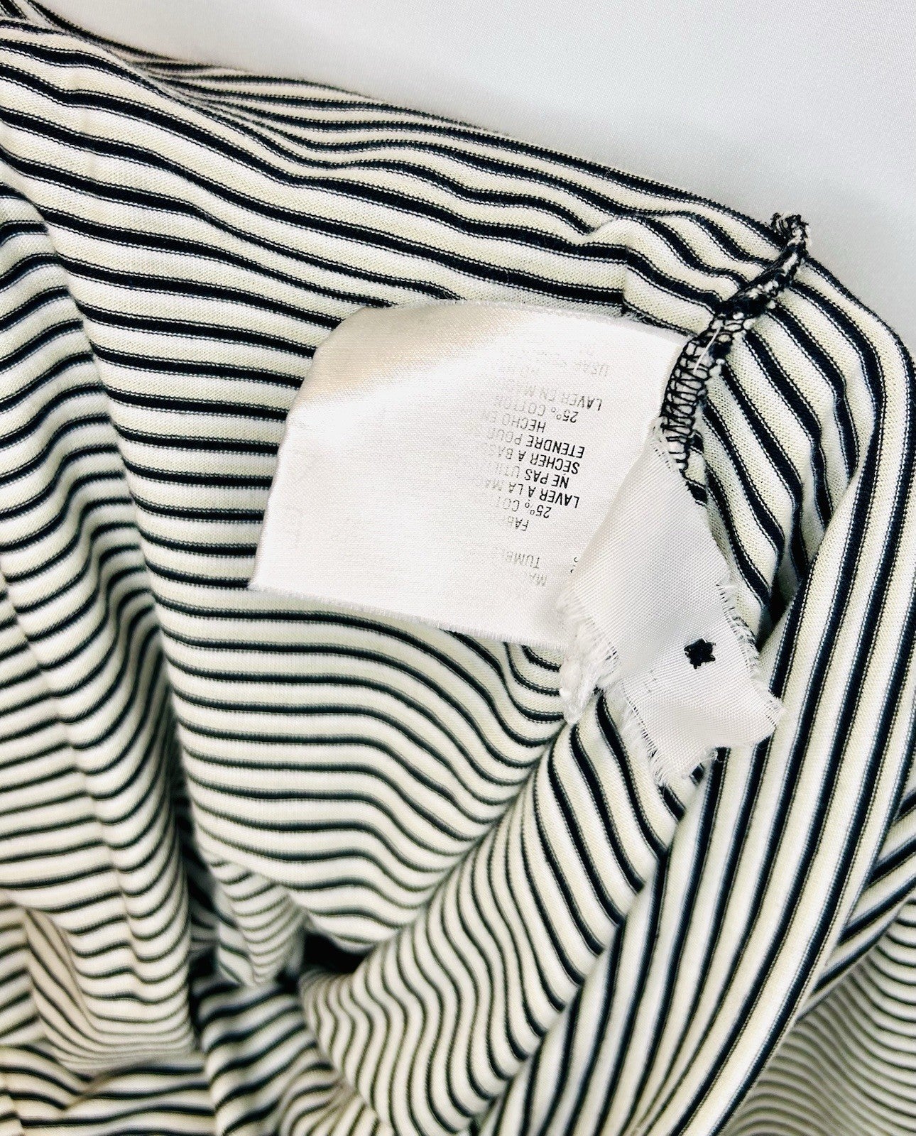 Ashworth Polo Striped Golf Shirt - White/Navy - Men’s XL - Breathable