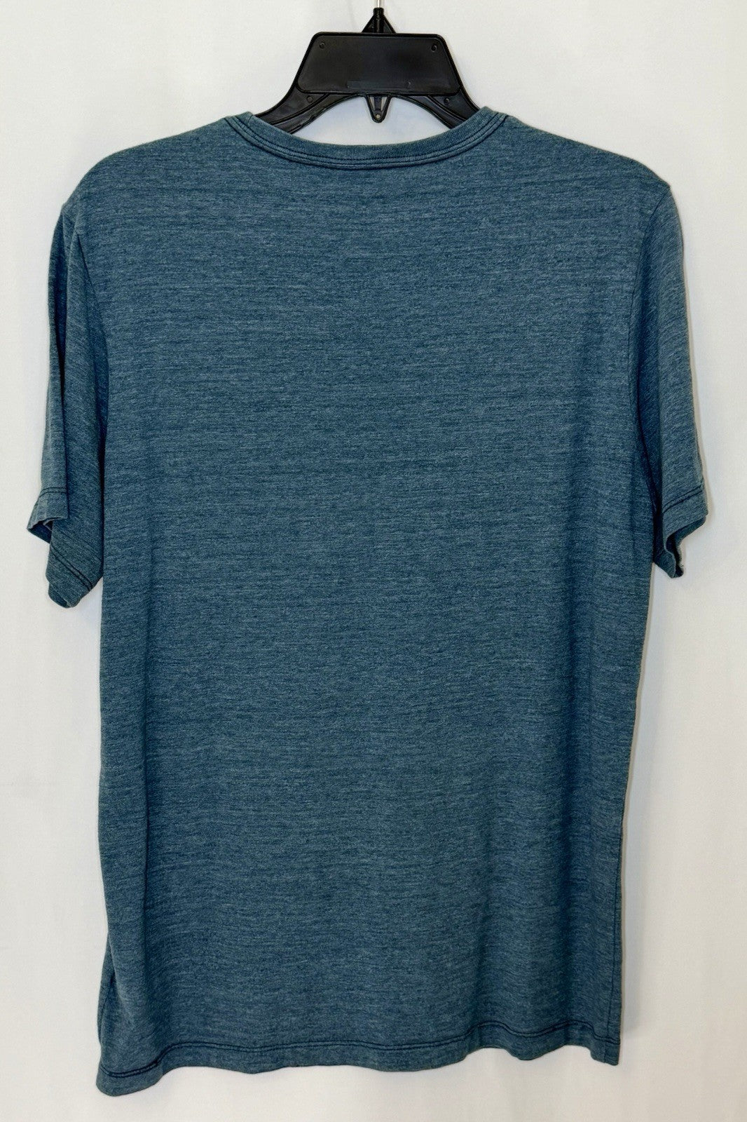 The North Face Mens Logo Heather Gray/Blue T Shirt Medium