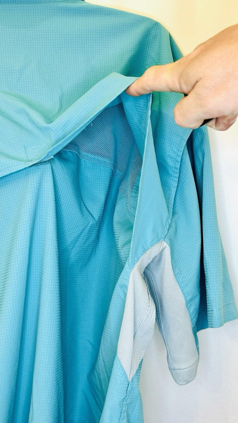 Reel Legends Mariner Shirt Men’s XL / Turquoise / Vented Short Sleeve / Fishing