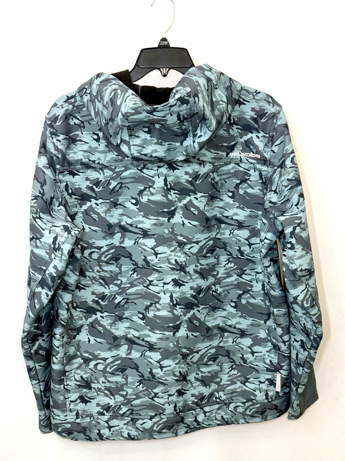 Grundéns Bulkhead Tech Fleece Jacket Mens Size XL Camo Hooded Fishing