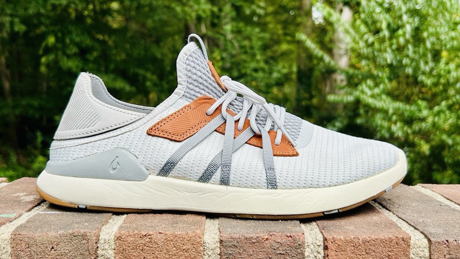 Olukai Mio Li Convertible Mesh Sneaker - Mist Grey/Poi - Men’s 10 - Retail $130