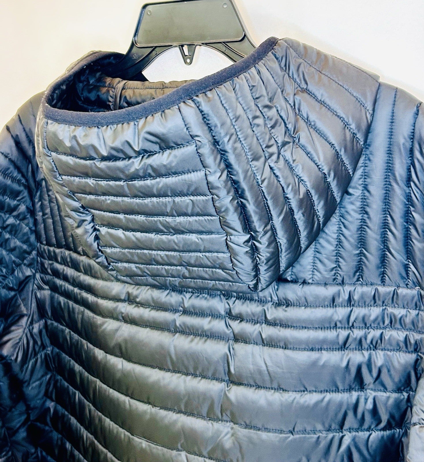 PAJAR MEN'S OSPREY QUILTED & PUFFER LIGHTWEIGHT BLACK HOODED JACKET SIZE LARGE