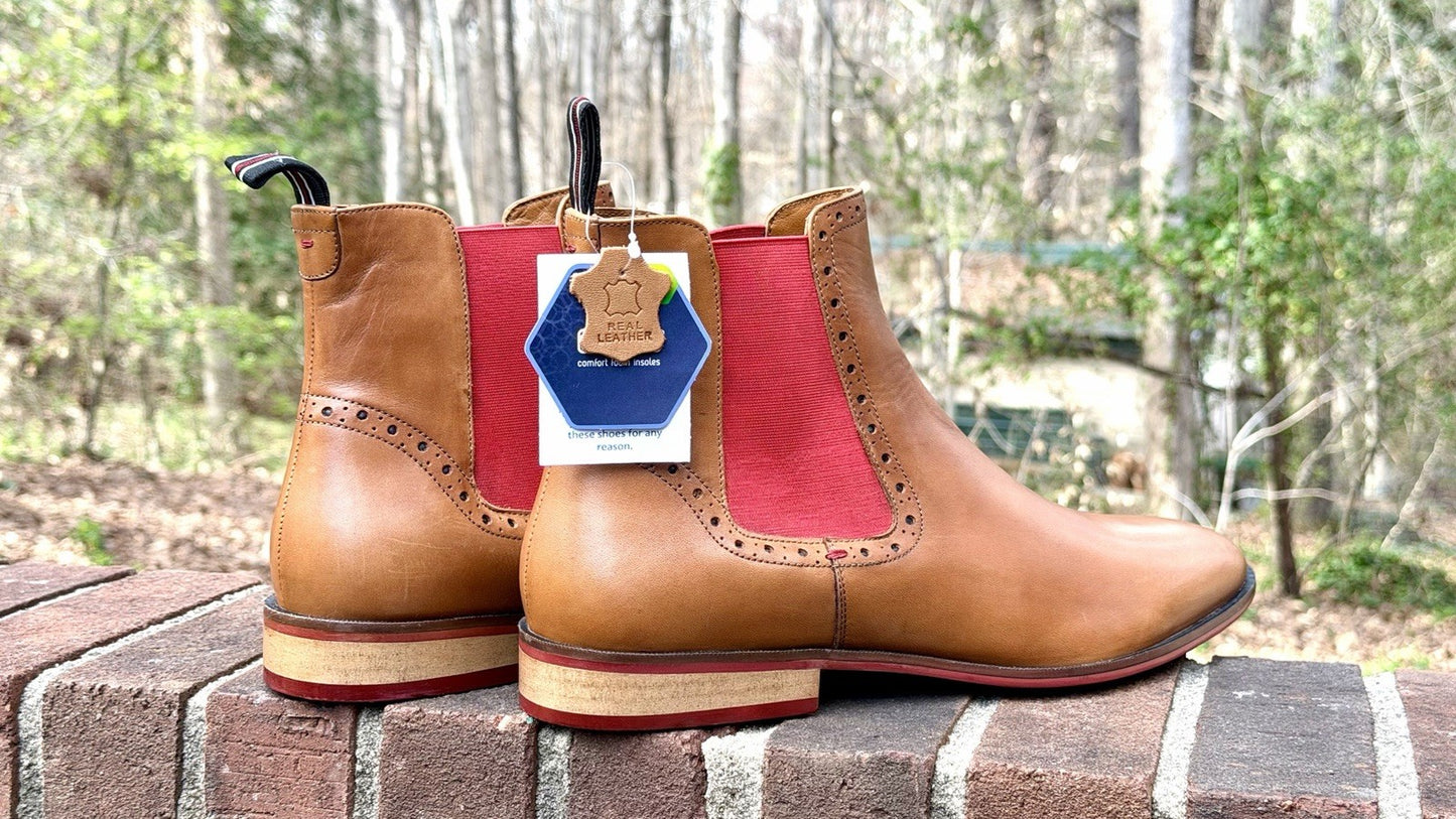 NWT Carlos by Carlos Santana Men's Mantra Chelsea Ankle Boots - Size 11.5D / New