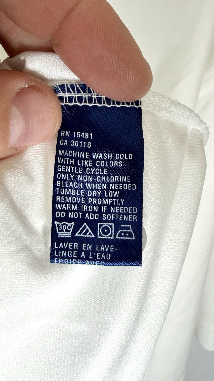 Oxford America Veri Cool Mens Large White Short Sleeve Golf Polo