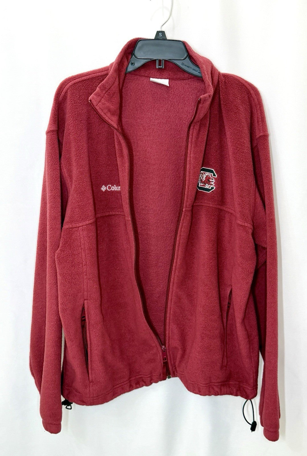 Vintage Columbia South Carolina Gamecocks Full Zip Fleece Jacket Red Men’s XL