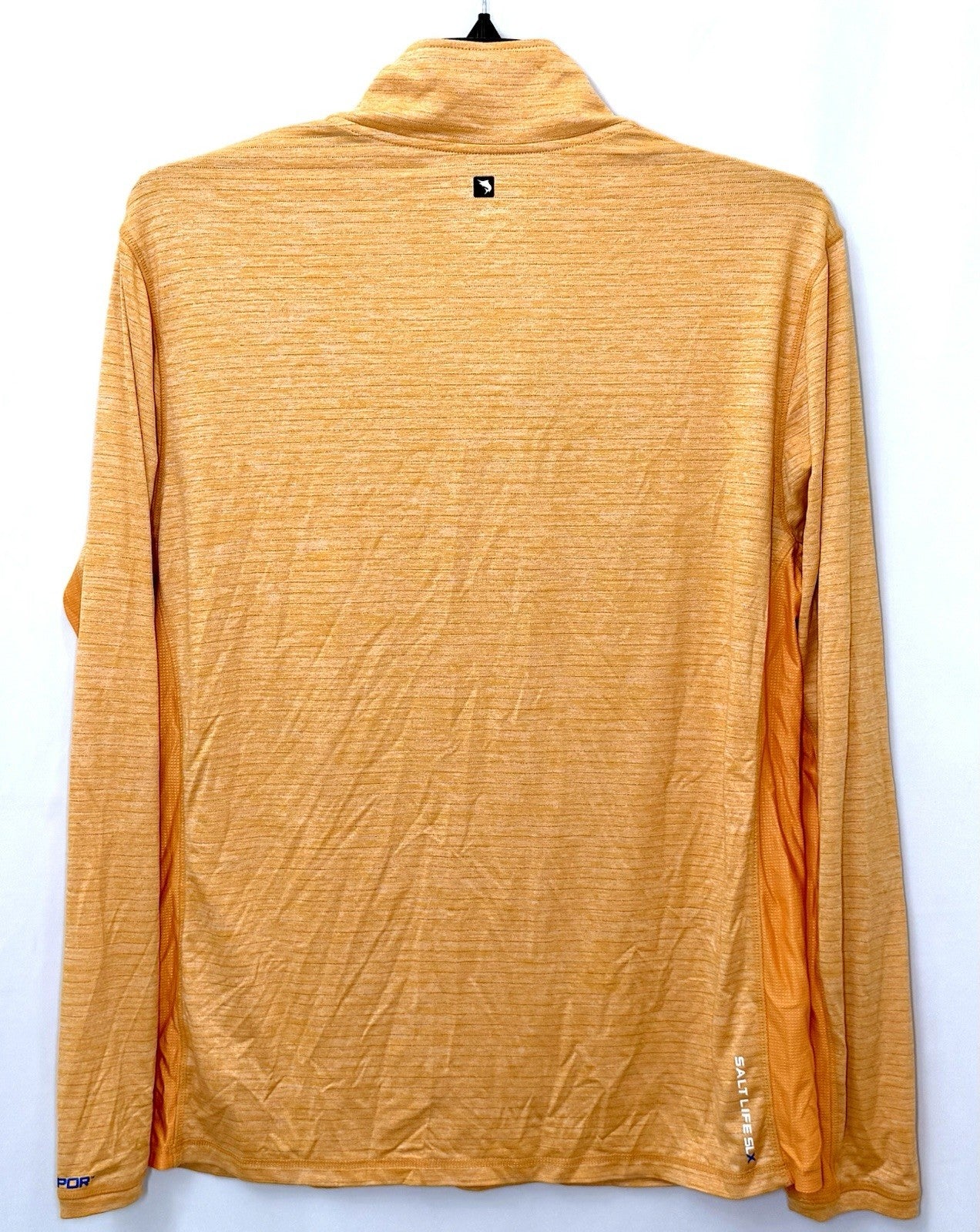 Salt Life Performance SLX Uvapor 1/4 Zip Pullover Orange Size L (Missing Zipper)