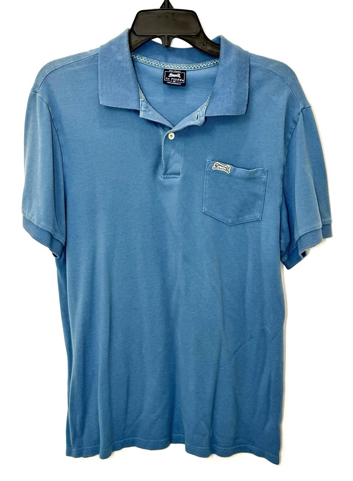 Le Tigre Turquoise Shirt Pink Tiger Size Large The Classic Polo