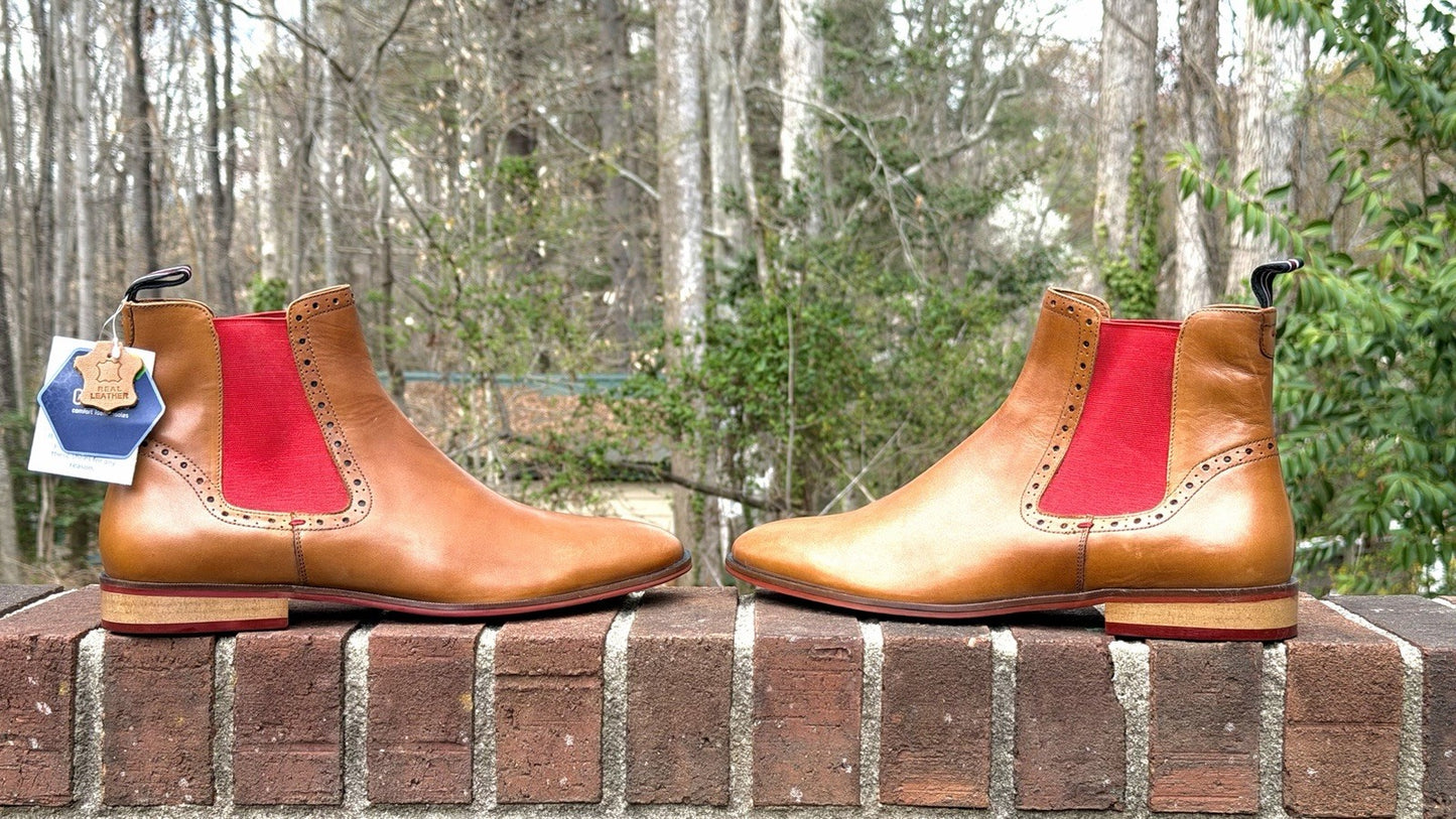 NWT Carlos by Carlos Santana Men's Mantra Chelsea Ankle Boots - Size 11.5D / New