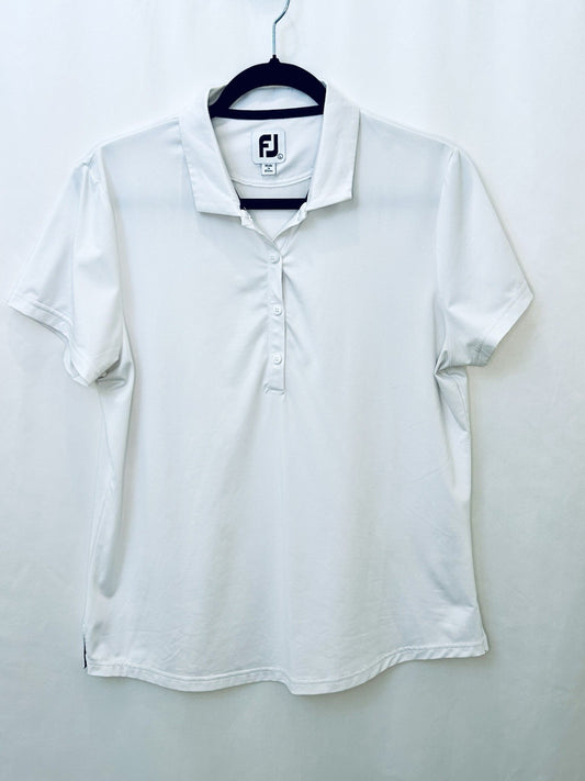 FJ Women’s Large White Golf Polo / FootJoy Women’s Golf Polo