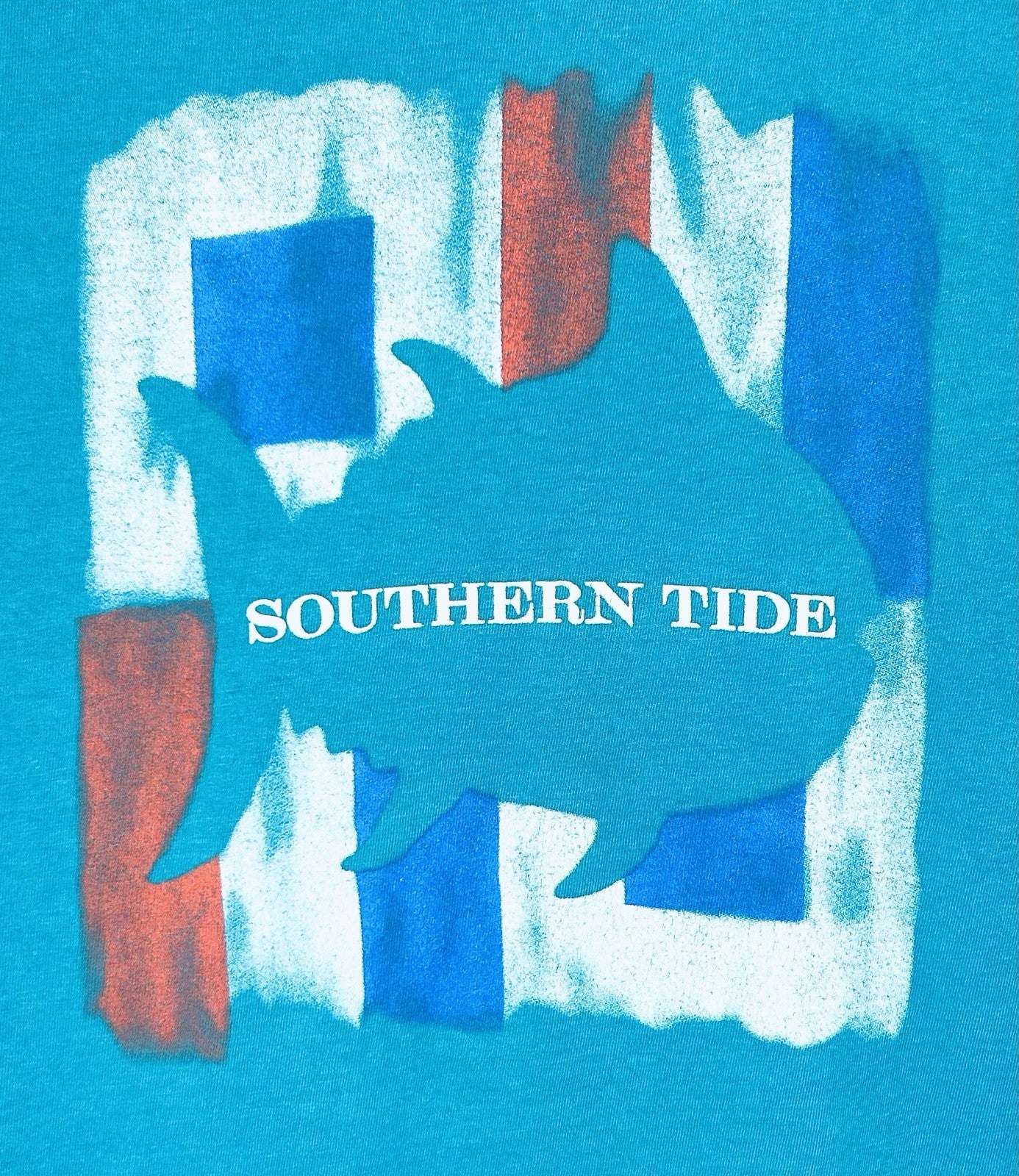 Southern Tide Teal Long Sleeve Skipjack Graphic T-shirt - Men’s Size Small