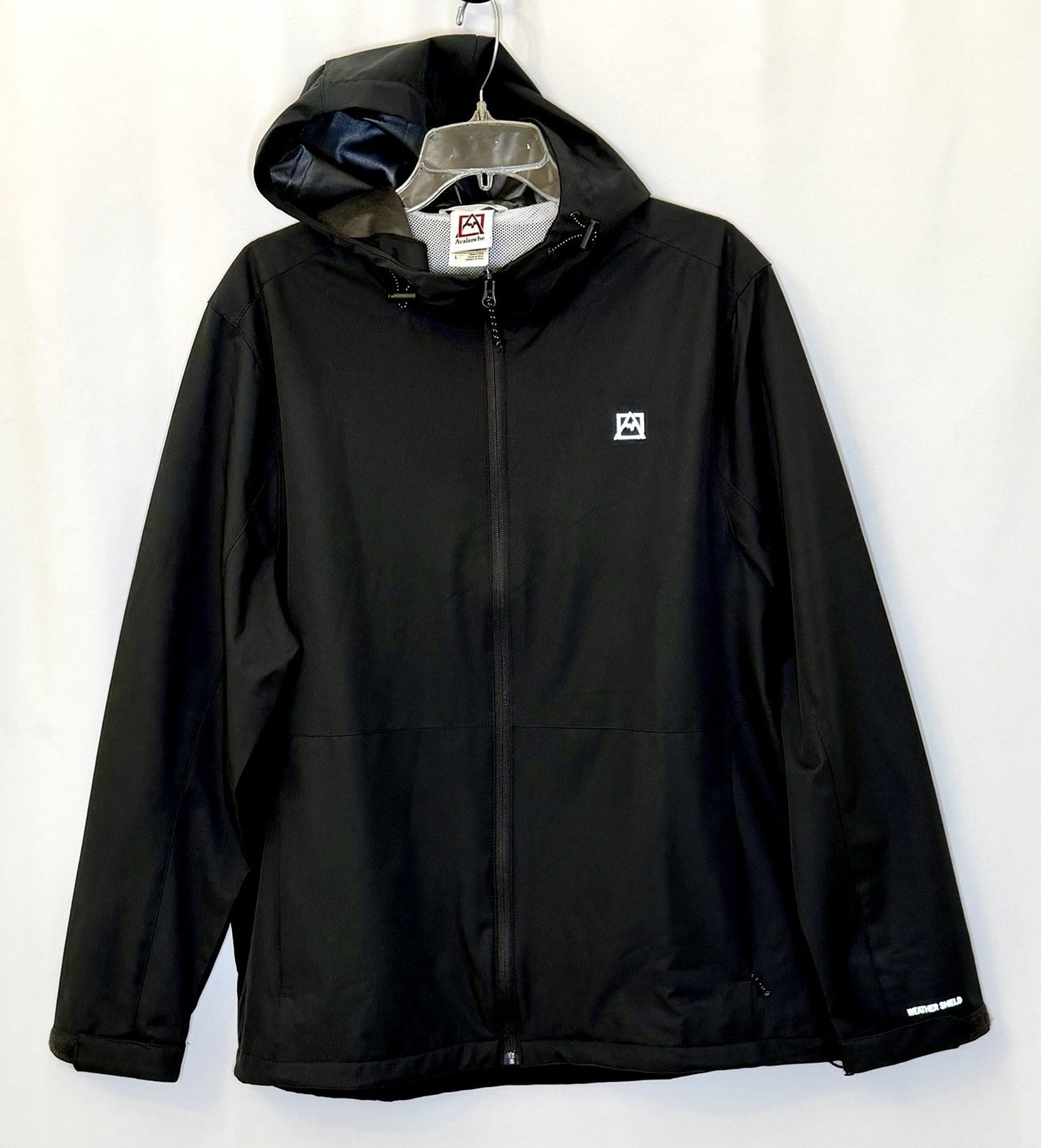 Avalanche Men's Weather Shield Hoodie Light Weight Jacket Zip Size Large