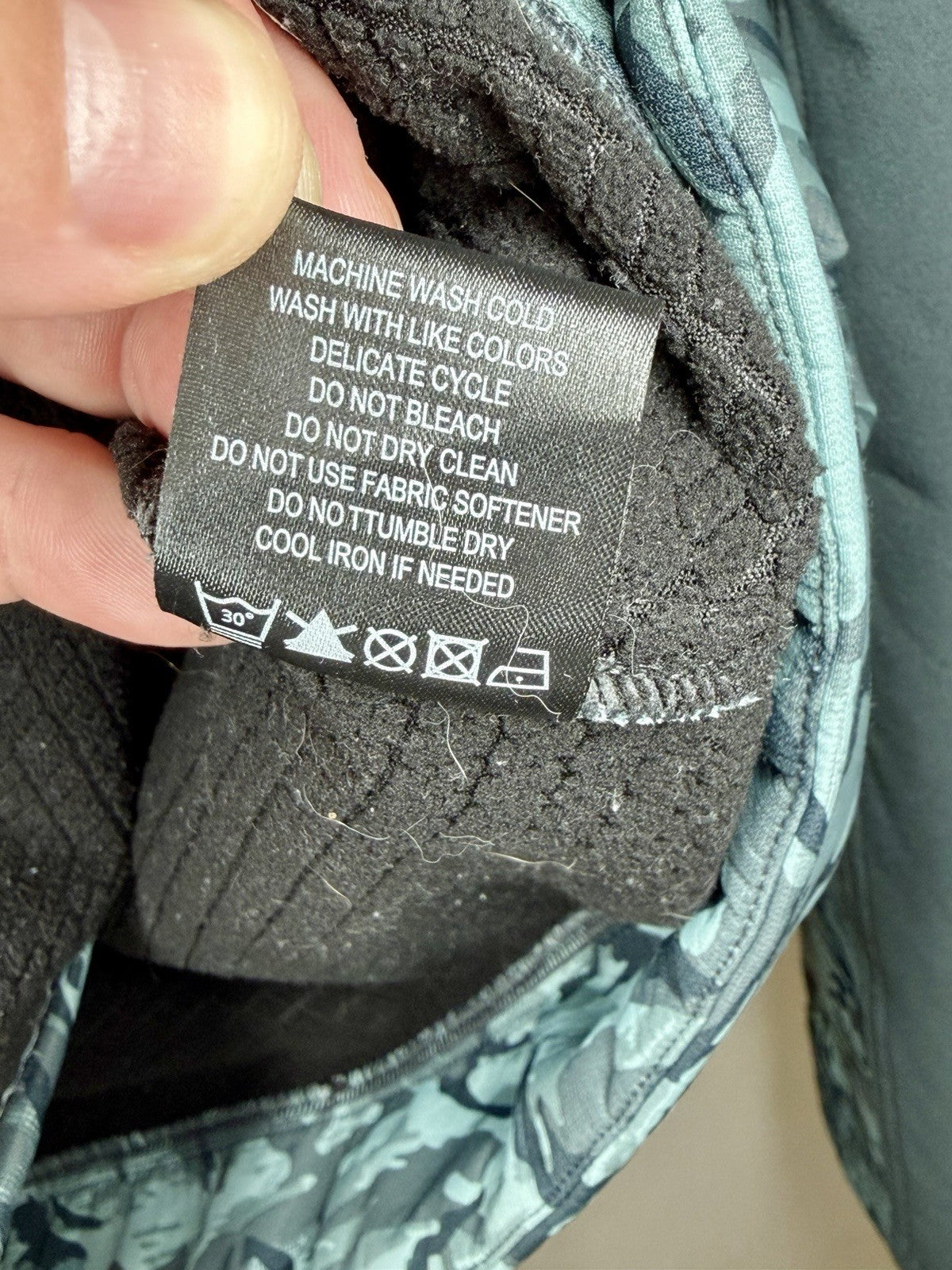 Grundéns Bulkhead Tech Fleece Jacket Mens Size XL Camo Hooded Fishing