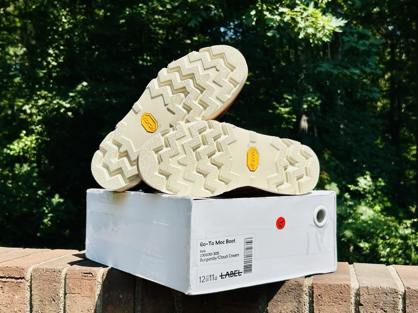 Label Go-To Moc Boot | Burgundy/Cloud Cream | Size M11 & W12.5