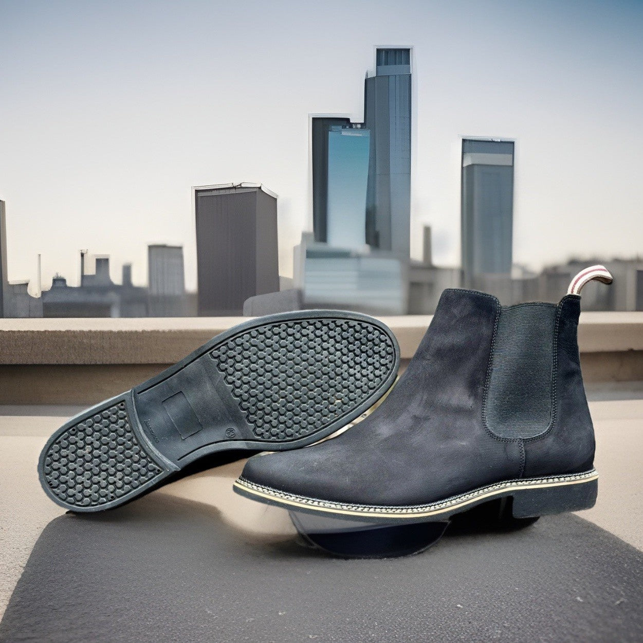 De Wolf Black Suede Chelsea Boots Men’s Size 11.5 / Worn Twice