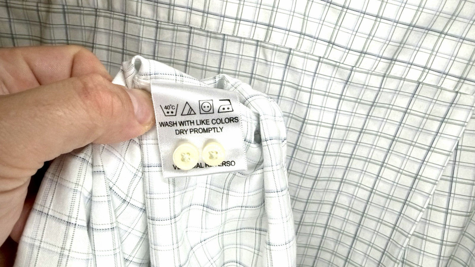 Tommy Bahama Button Long Sleeve Shirt Blue Plaid Men's Size 17.5/ 34-35