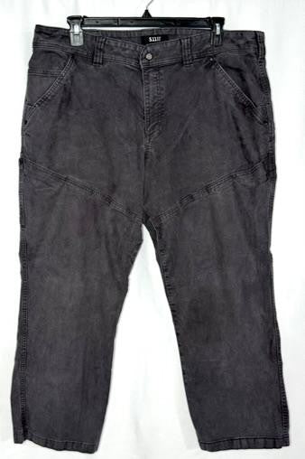5.11 Tactical Mens Pants 42x30 Gray Canvas Utility Cargo Workwear Outdoor