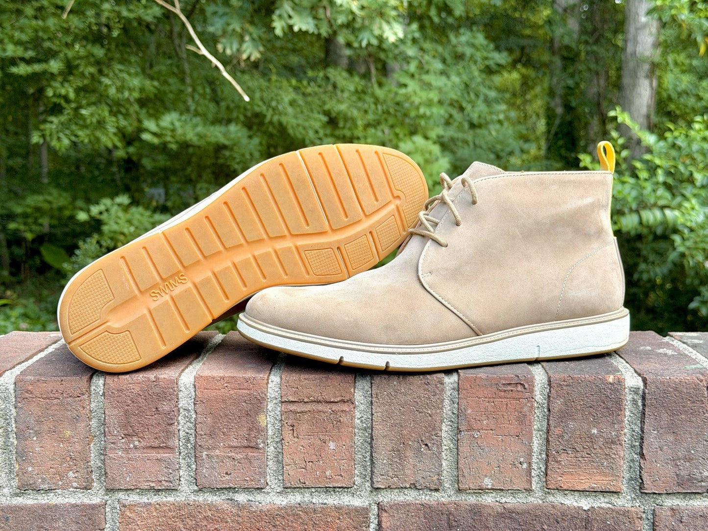 SWIMS Men Motion Chukka Waterproof Boot Size 12 Tan Beige - Worn Once - $250 New