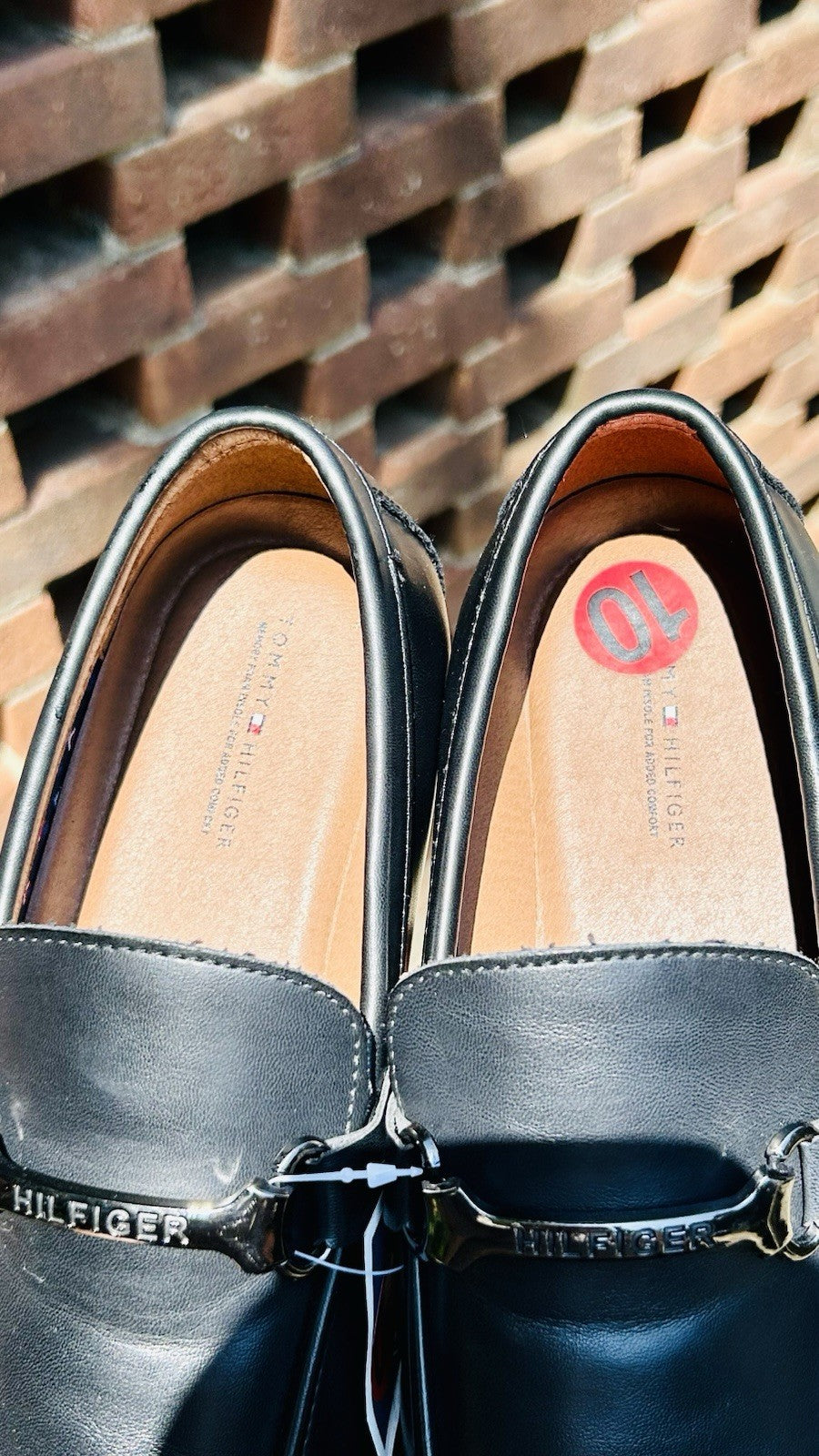 NWT TOMMY HILFIGER Senner Oxford / Black / Men’s Size 10 / Easy Slip-On