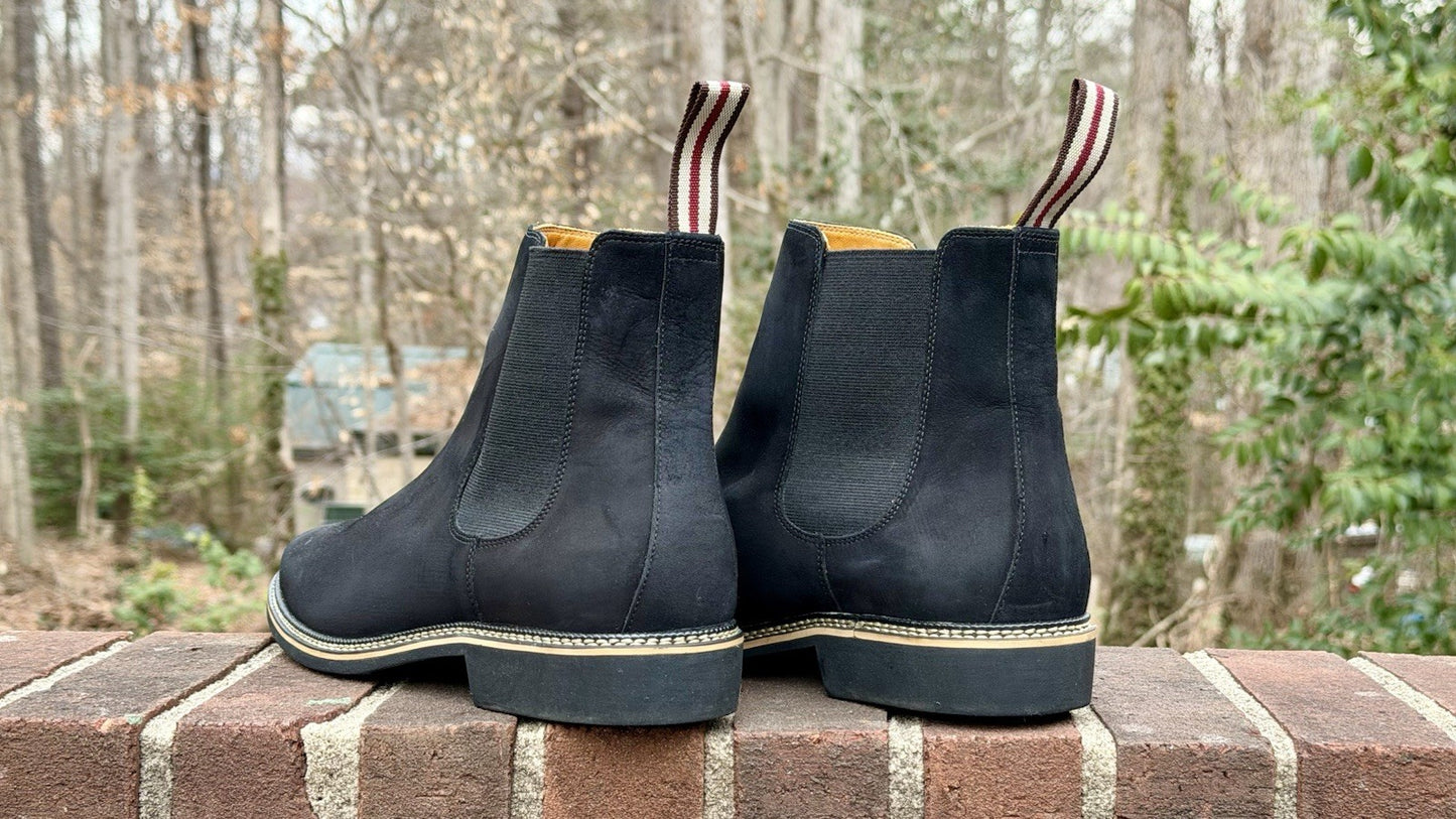 De Wolf Black Suede Chelsea Boots Men’s Size 11.5 / Worn Twice