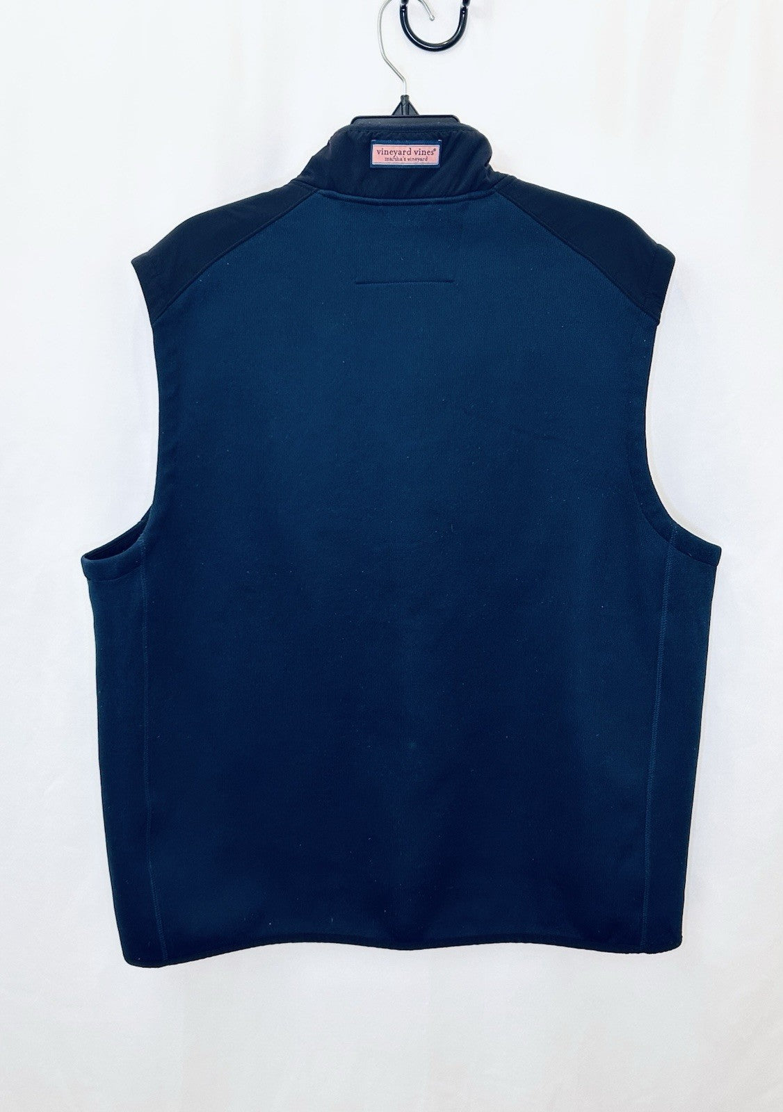 Vineyard Vines Mens XL Blue Shep and Ian Mountain Sweater Vest Utility Fleece