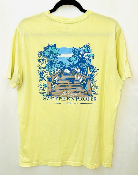 Southern Proper BEACH WALK SS TEE Men’s Medium- Fits Like Large