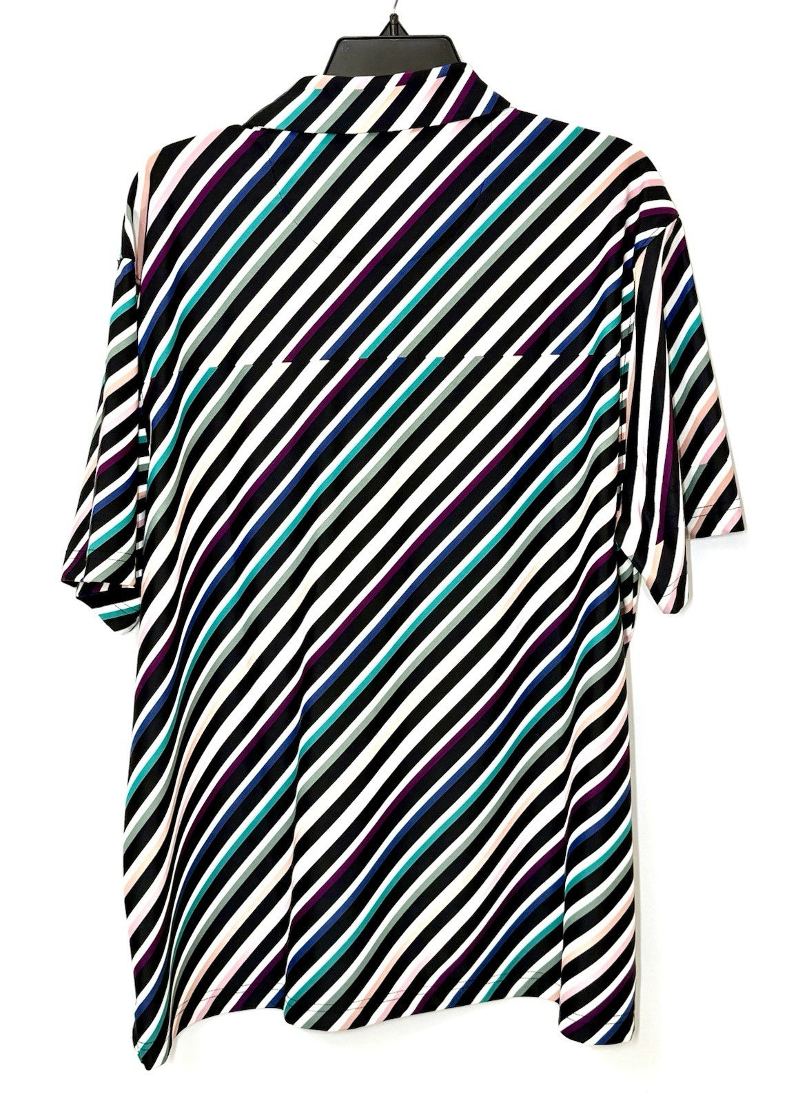 PENGUIN Men's Polo Shirt XL by Munsingwear Performance Stretch Golf Multi Strip
