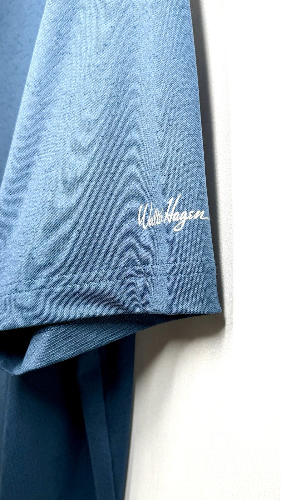 Walter Hagen 11 Majors Short Sleeve Polo Golf Shirt, Size M, Men's Heather Gray
