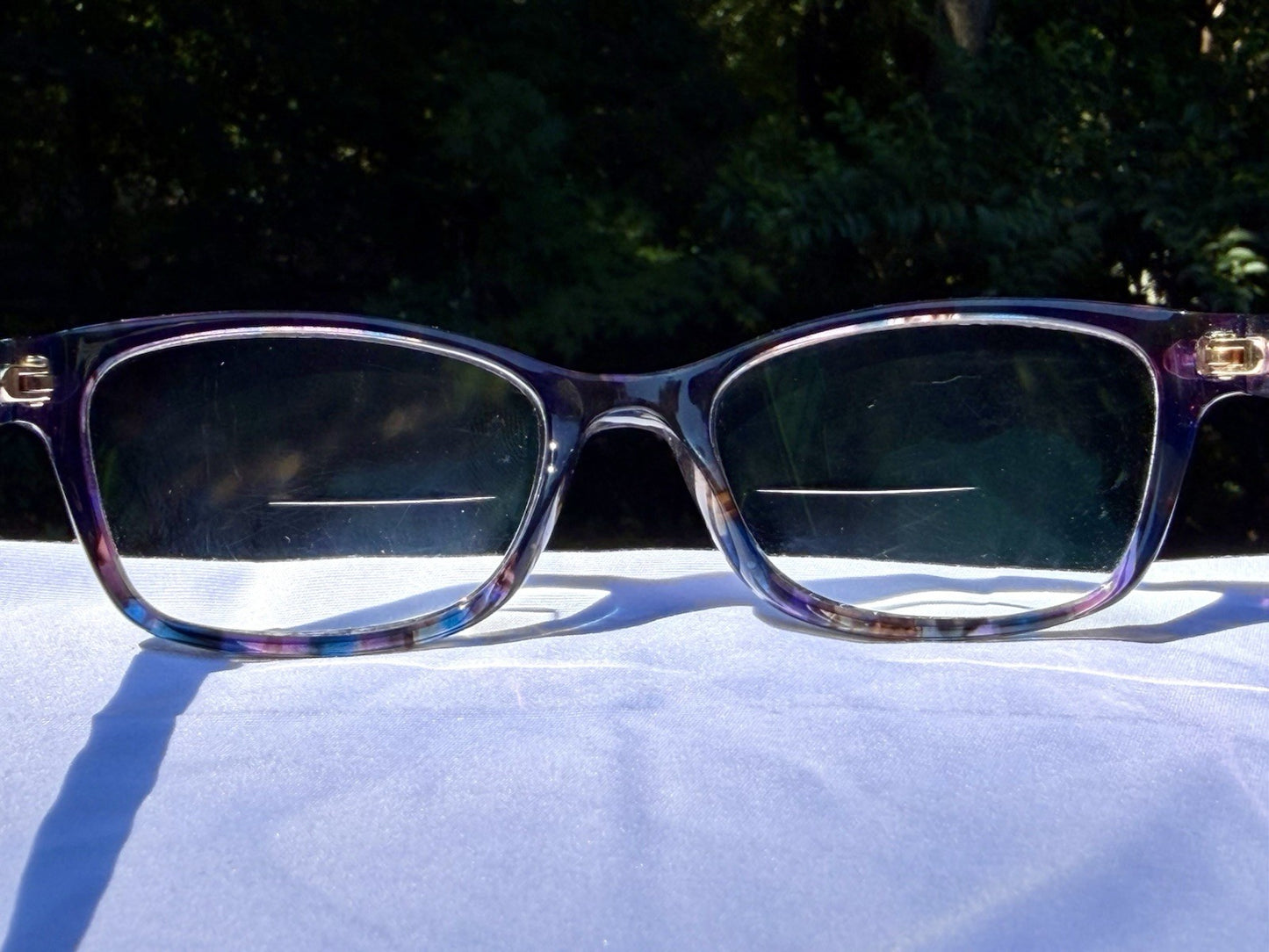Coach HC6065 5288 Confetti Purple Women's Glasses Frame 49-17-135 Rx-Able