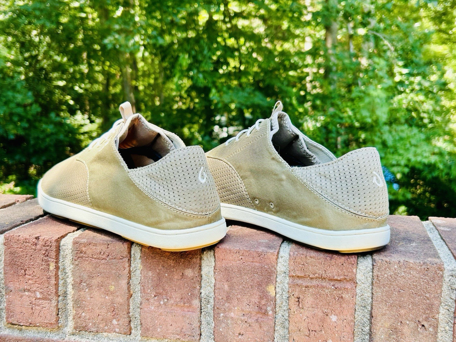OluKai Nohea Moku Men's Size 12 Boat Shoes Slip On Drop Heel | Clay & Tapa