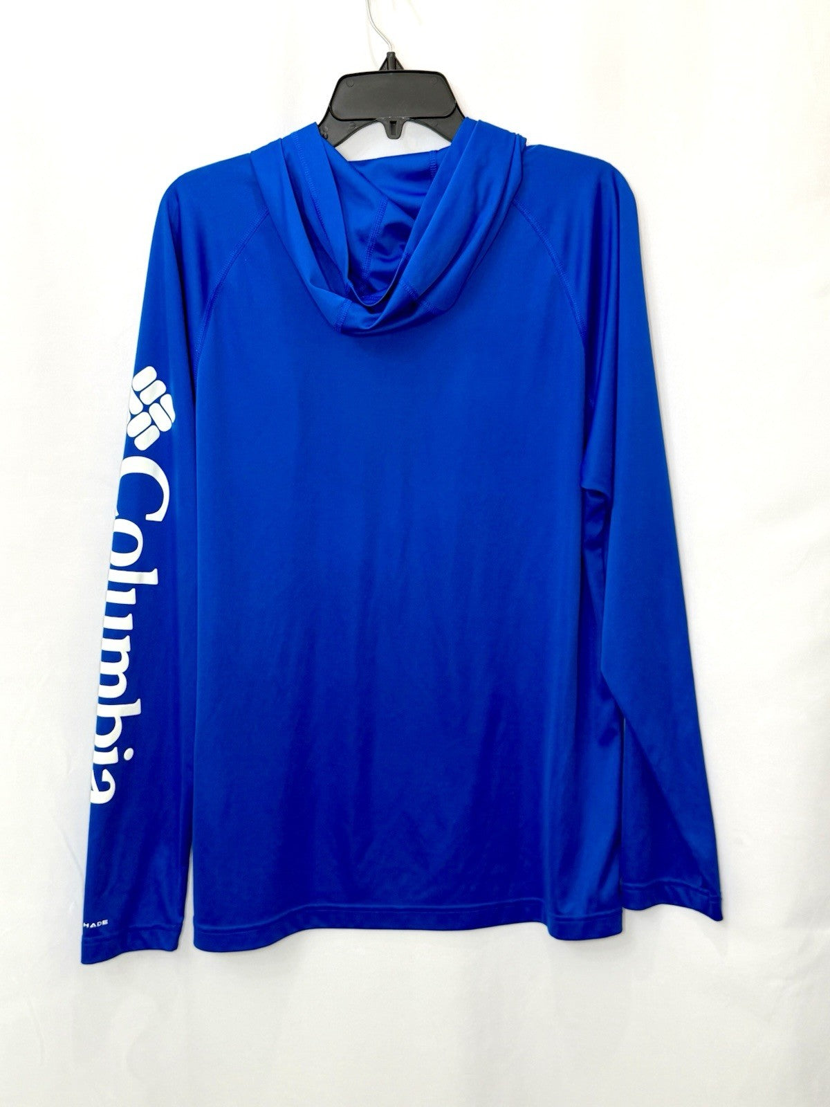 Columbia Royal Chicago Cubs Terminal Tackle L/S Hoodie T-Shirt Men’s Medium