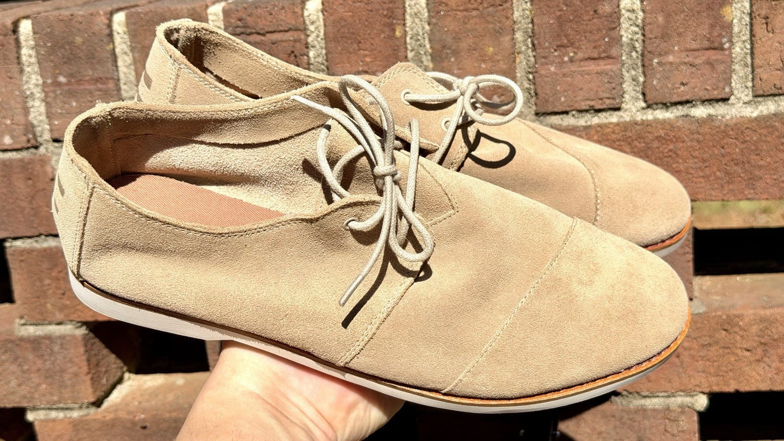 Toms’s Hensley / Size 10.5 / Birch Nubuck /Lace Up / Casual / Career / Shoes