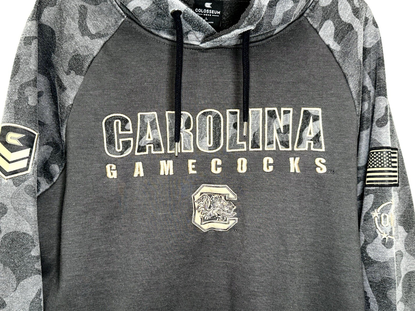 Colosseum South Carolina Gamecocks OHT Camo Hoodie Men’s Large Military Apparel