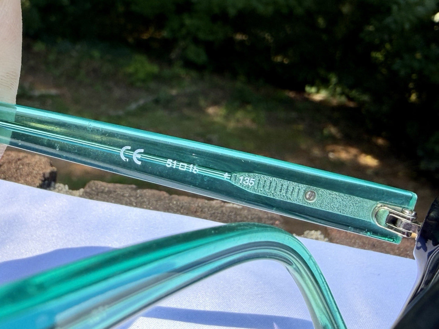 Michael Kors MK282 001 Black Aqua Teal Crystal Eyeglasses Frames Only 51-18-135