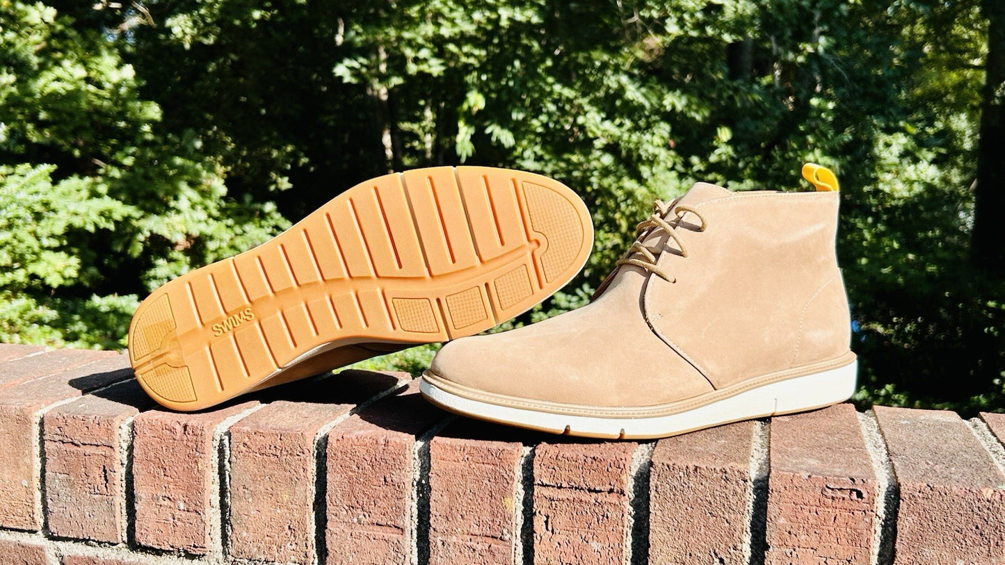 NIB Swims Motion Chukka/ Mens Size 12 / GAUCHO & SUPER LEMON / Waterproof